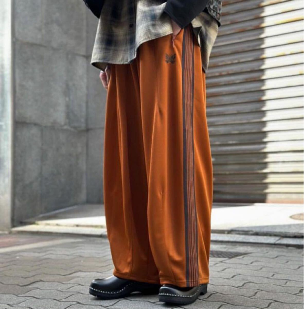 needles 24ss トラックパンツ　H.D ヒザデル　オレンジ　S