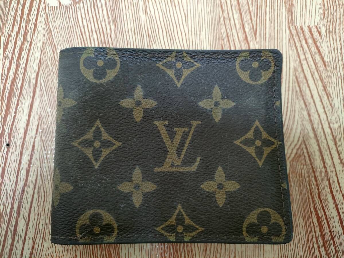 【中古】LOUIS VUITTON ルイヴィトン 二つ折り財布