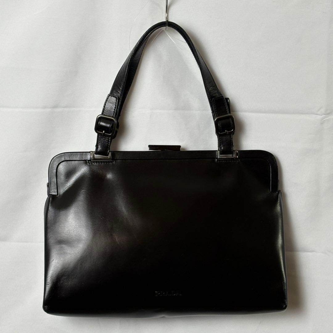 B (目立った傷や汚れなし)】PRADA プラダ 三角ロゴ 金具 ナイロン 