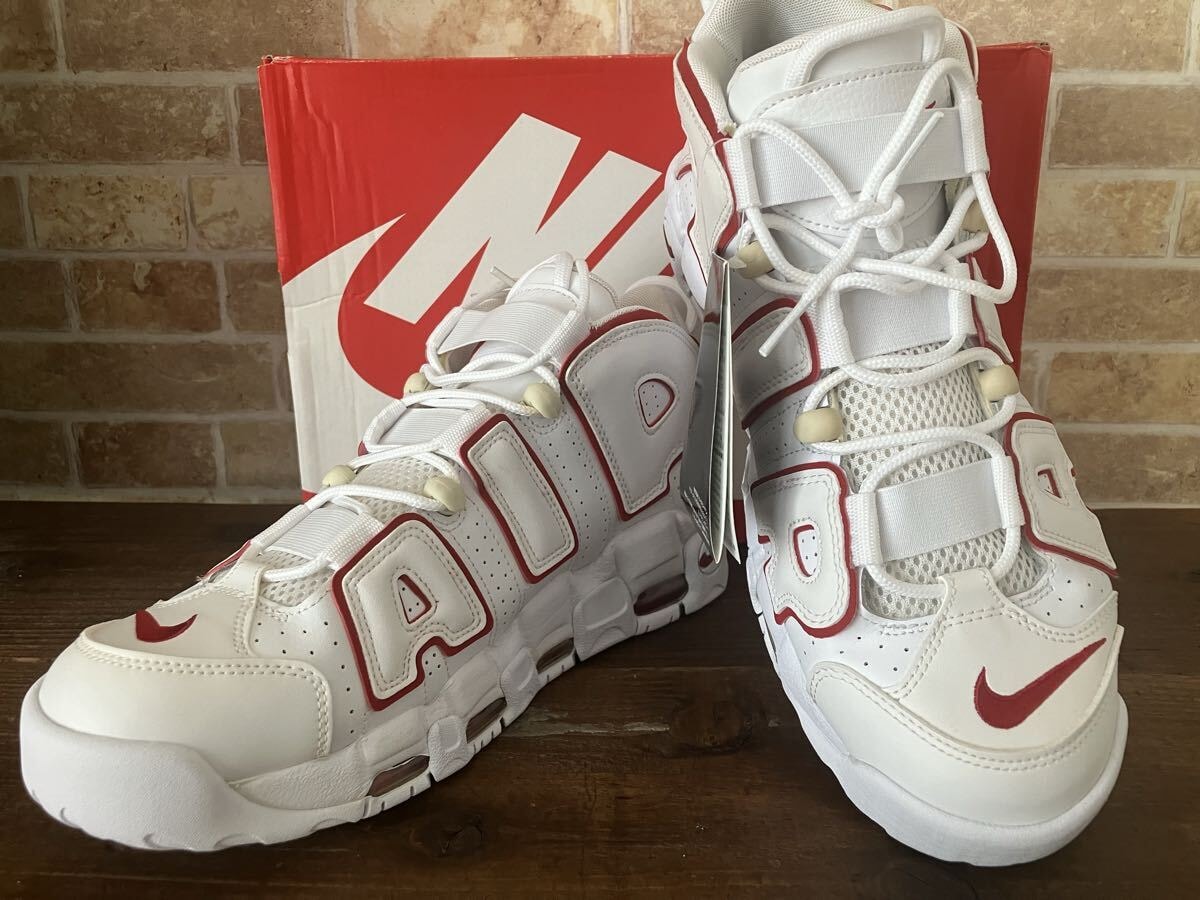 NIKE エアモアアップテンポ 26cm 白 モアテン Nike Air More Uptempo White ナイキ エアモアアップテンポ