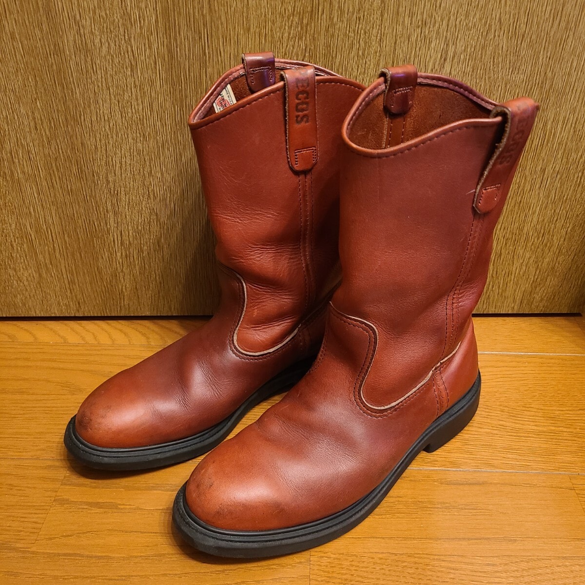 美品94年製レッドウィング 1104 ペコス スーパーソール 8E 26.0cm 赤茶 REDWING PECOS SUPERSOLE BOOTS