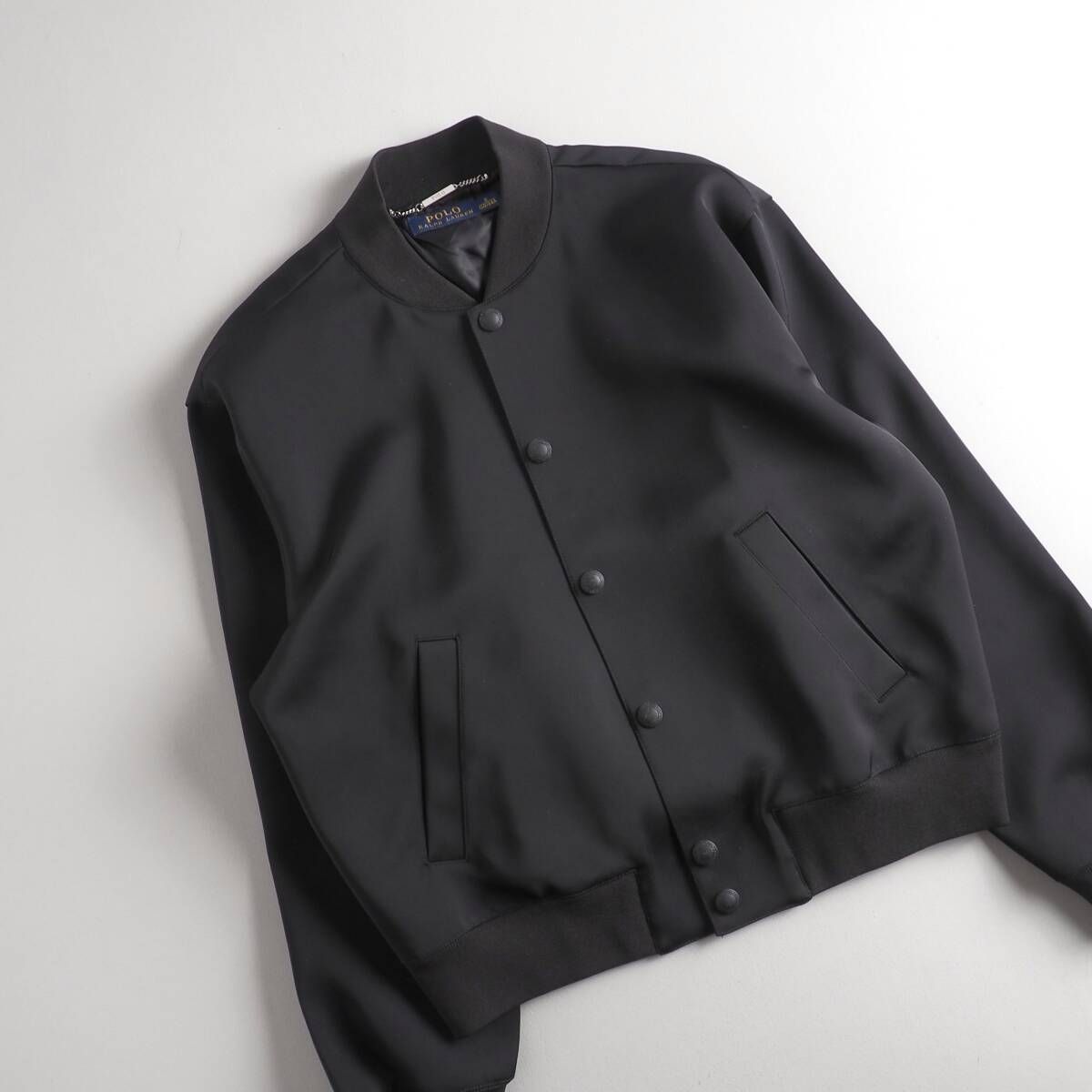 ラルフローレン　正規品　MA-１フライトジャケット　ブラック　美品 POLO Ralph Lauren MA-1 Bomber Jacket ポロ・ラルフローレン MA