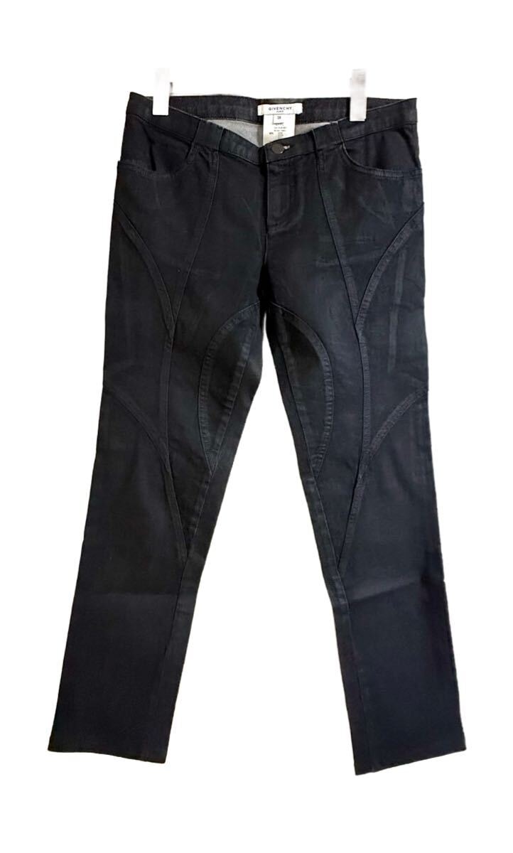 GIVENCHY コーティング リカルドティッシ ブラックデニム 38 イタリア製　