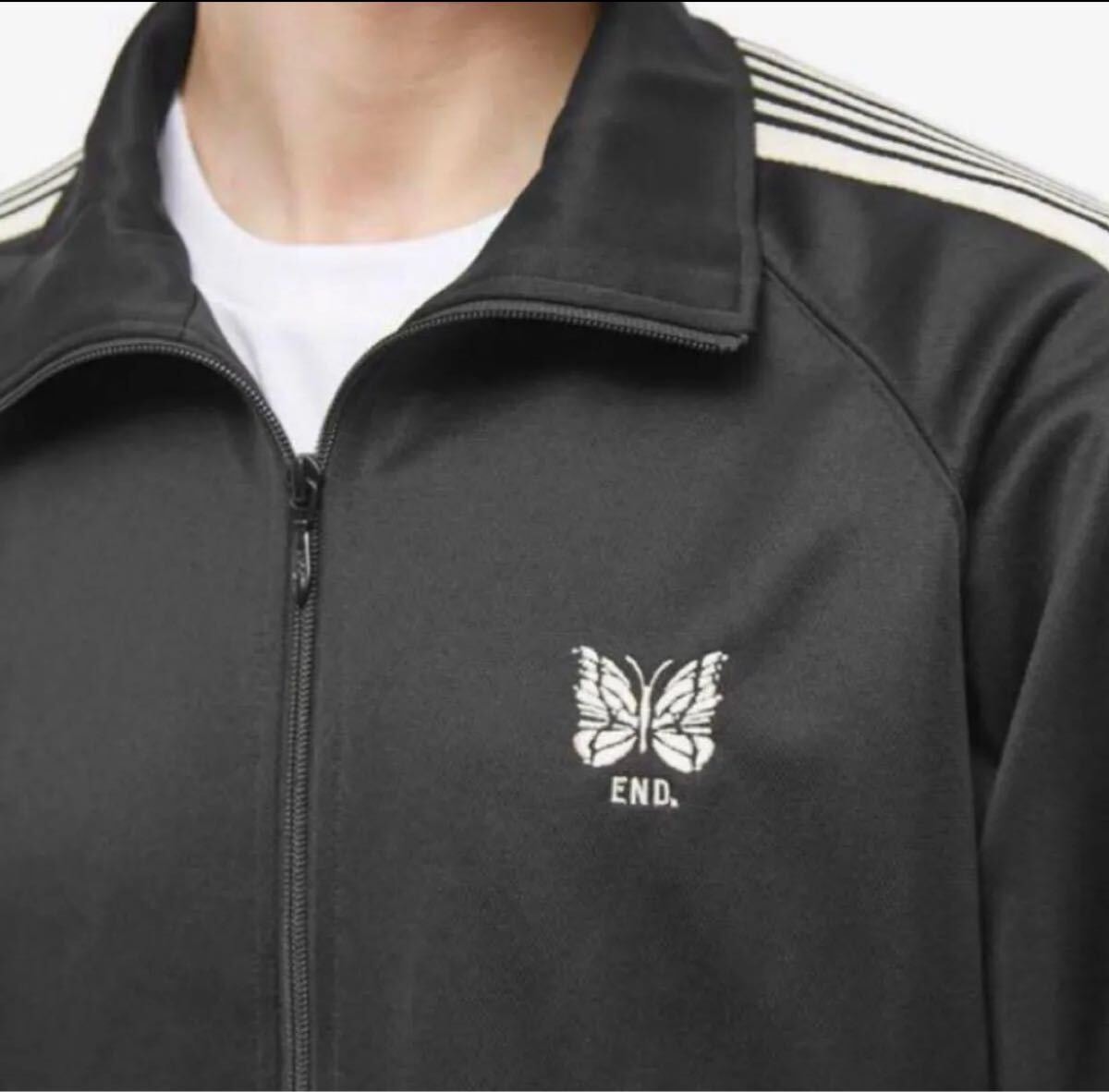 needles end. 別注　トラックジャケット　ブラック　22aw S