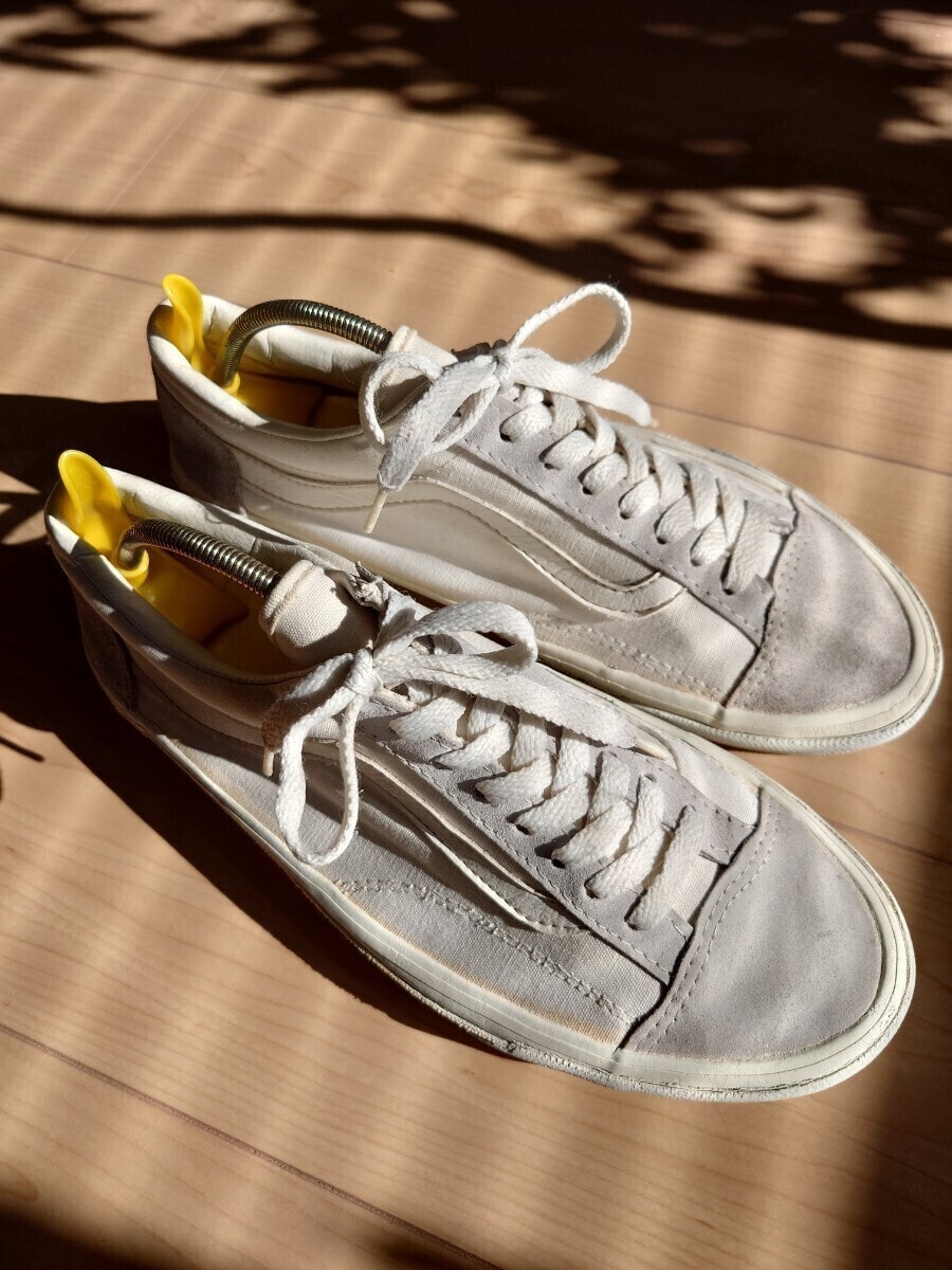 80's VANS オールドスクール オリジナル OLD SKOOL STYLE36 USA製 ゴールデンサイズ 白