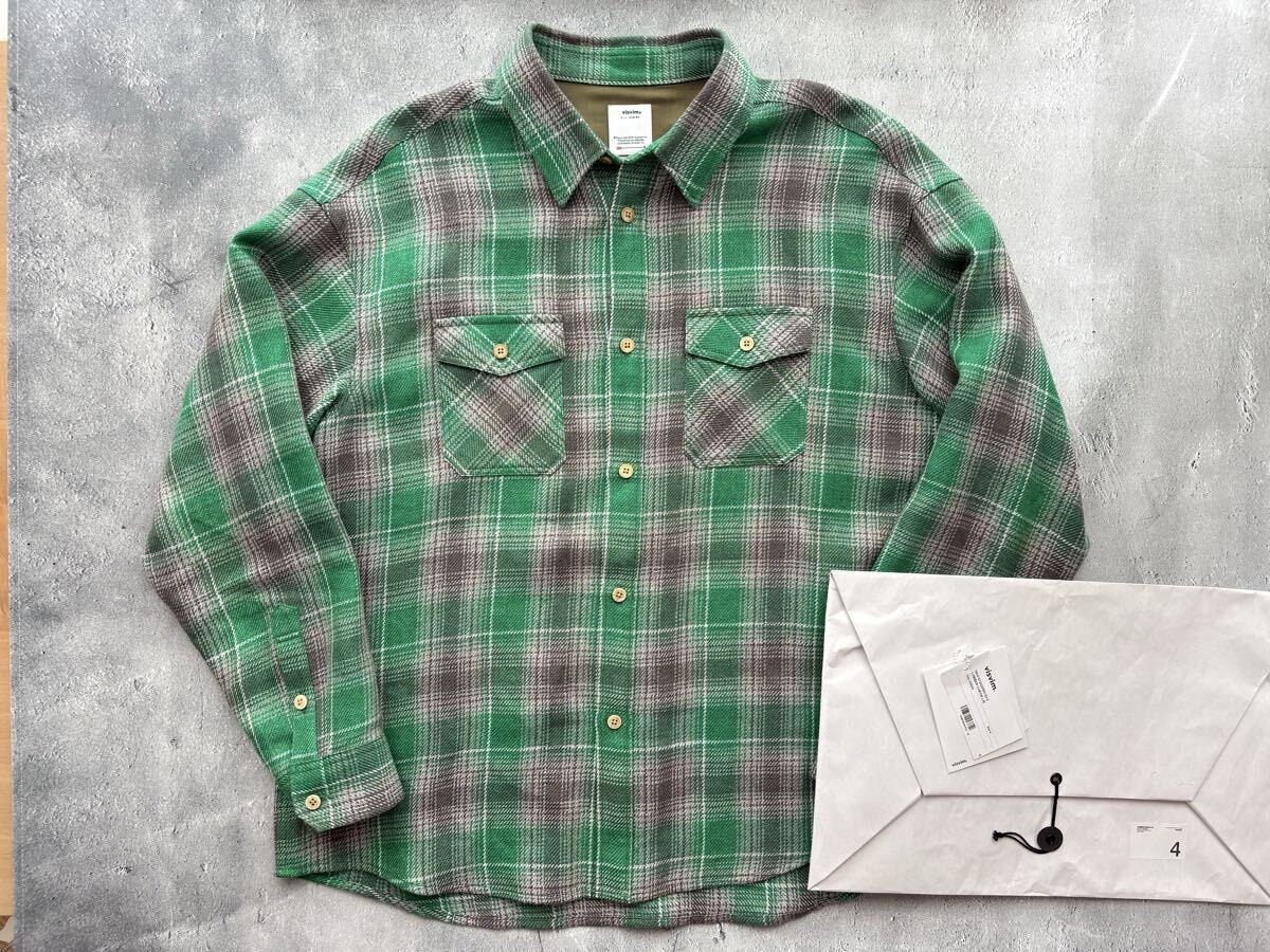 【11万】visvim LUMBER CHECK L/S ヴィズヴィム シャツ4 ビズビム