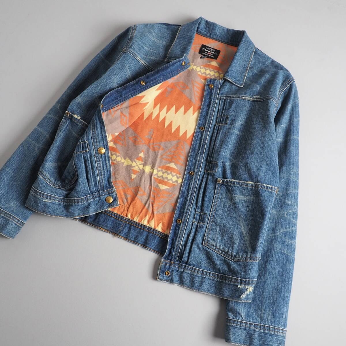 目立った傷や汚れなし】ラルフローレン Ralph Lauren デニムジャケット