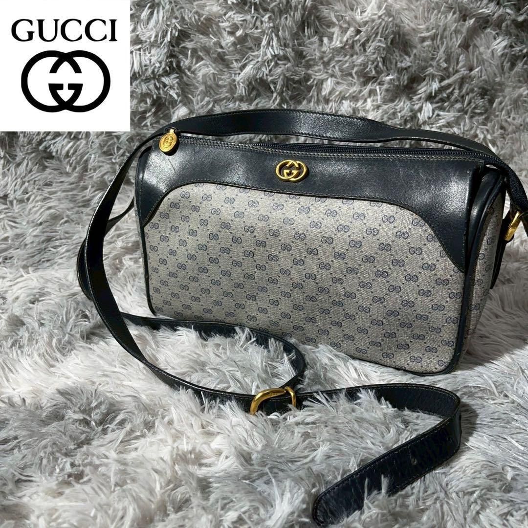 [大人気]　グッチ　GUCCI　ショルダーバッグ　レザー　マイクロGG