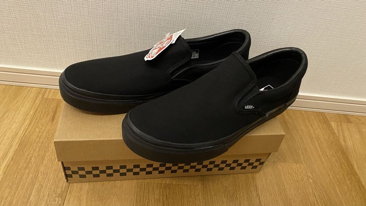 VANS スリッポン ブラック 黒　26.5cm（US8.5） バンズ