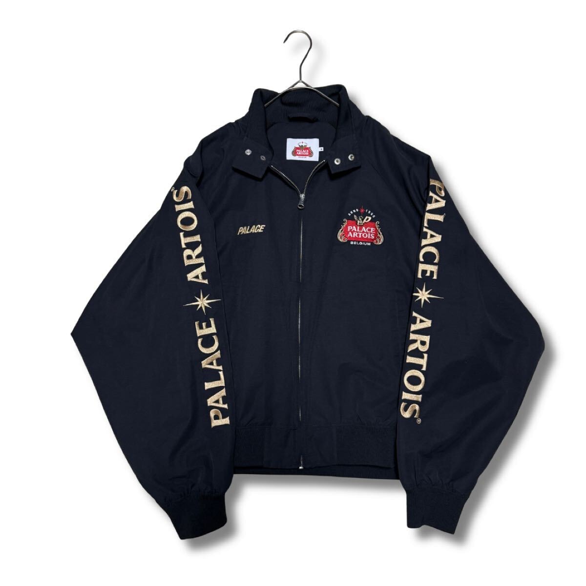 PALACE STELLA ARTOIS MATCH JACKET M 黒 ブルゾン ジャケット ブラック