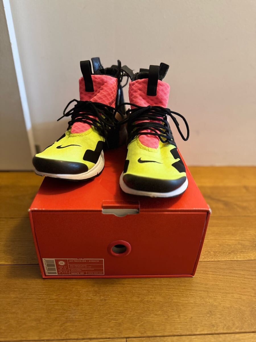 NIKE LAB AIR PRESTO MID ACRONYM XS 26-27cm