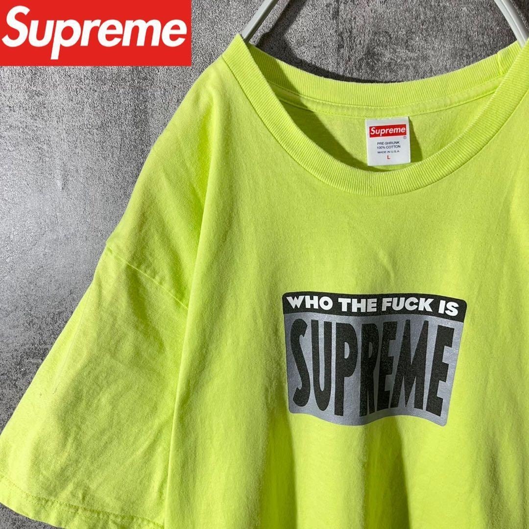 [大人気]　シュプリーム　Tシャツ　ビックプリント◎　センターロゴ　存在感◎