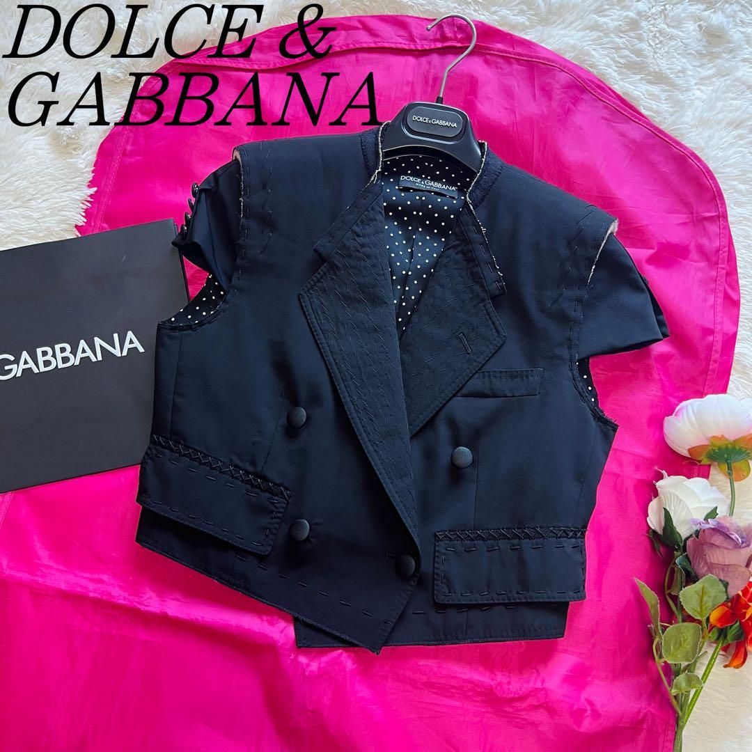 目立った傷や汚れなし】【美品】DOLCE&GABBANA ショート丈