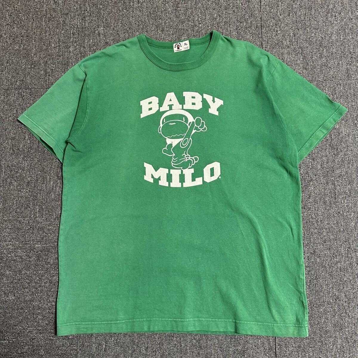 A BATHING APE x UNION Washed Ape Head Tee 