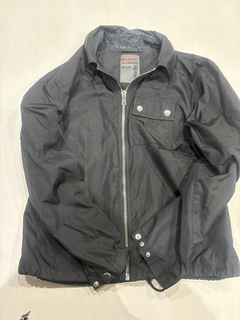 プラダ スポーツ テクニカルナイロン ジャケット ブラック S