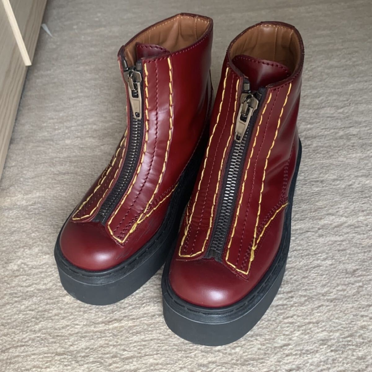 C (やや傷や汚れあり)】CELINE セリーヌ フィービー期 ショートブーツ