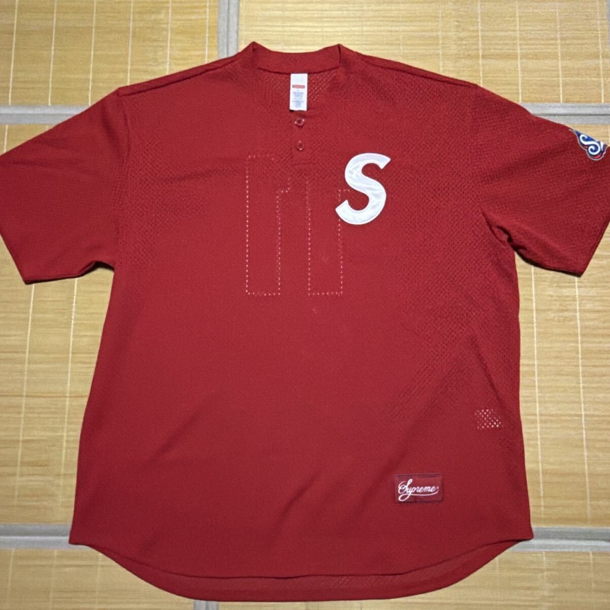 Supreme S Logo Baseball Henley 