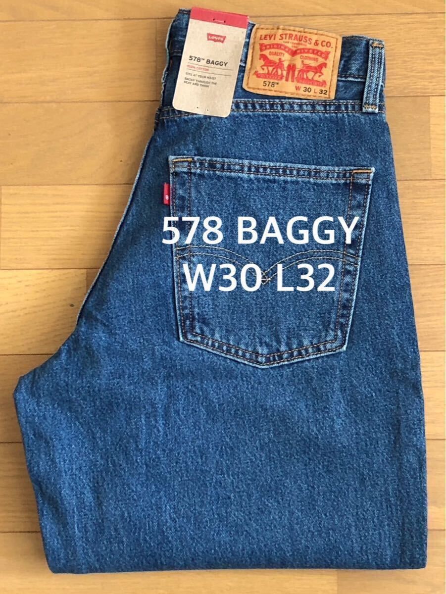Levi's 578 BAGGY MIDBLUE W30 L32