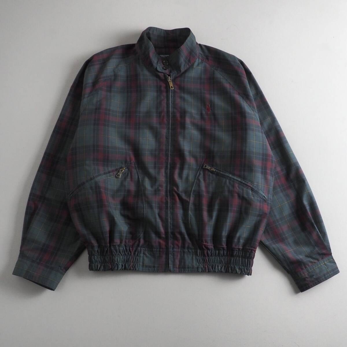 ラルフローレン　Ralph Lauren　スイングトップ　チェック柄　ビッグサイズ　美品　メンズ