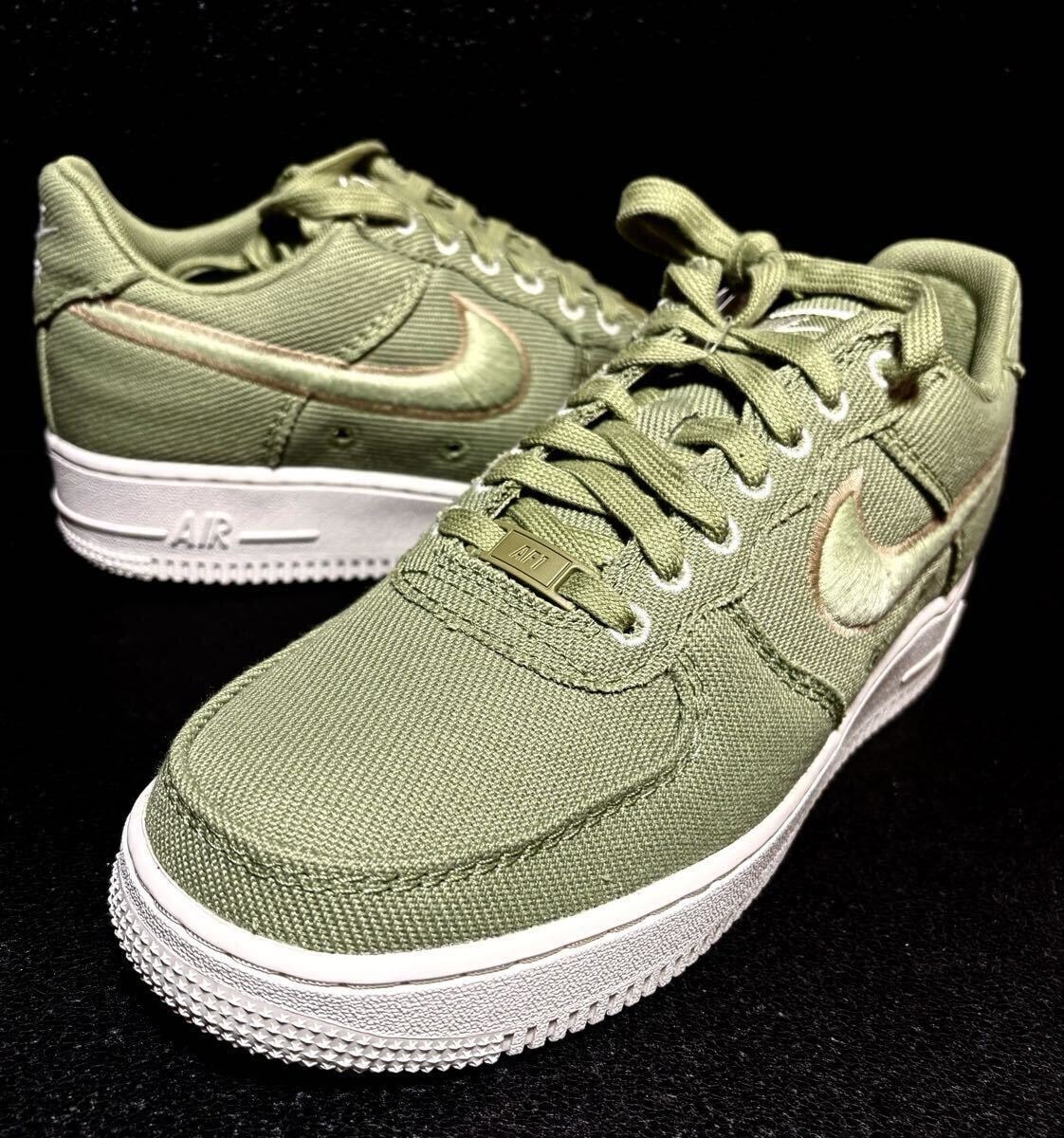 ☆送料込■新品26.0cm■ナイキ エア フォース1 LOW キャンバス ダスティオリーブ/ファントム/オリーブオーラ【定価.15950円】
