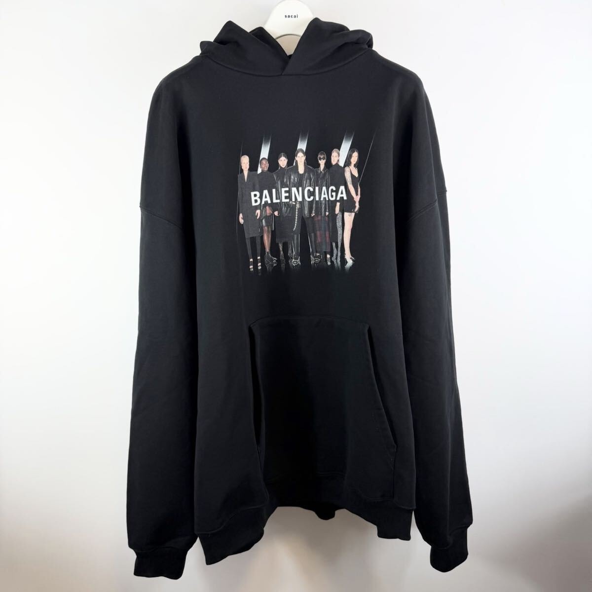 美品 BALENCIAGA REAL オーバーサイズ スウェット パーカー プルオーバー