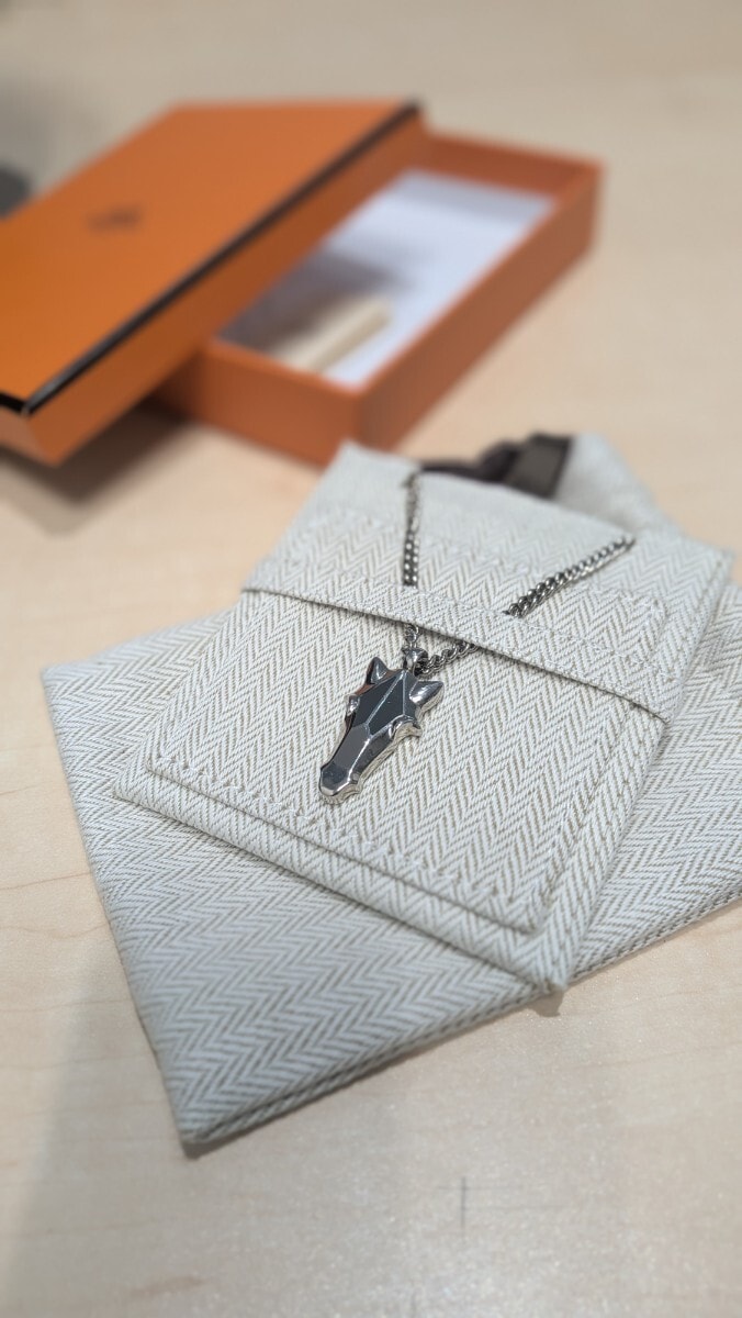 【HERMES】デストリエ ミネラル ネックレス　エルメス