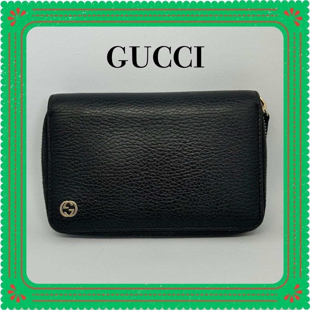 【6dc2552-k】グッチ 長財布 グッチシマ 282431 レザー レッド ゴールド金具【中古】レディース GUCCI - 【6dc2552-k】グッチ 長財布 グッチシマ 282431 レザー レッド