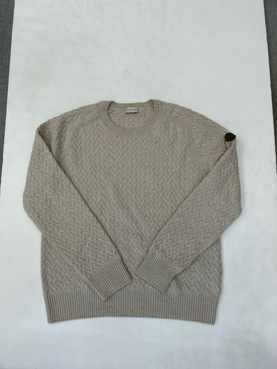 超美品 モンクレール ニット サイズXL ベージュ
