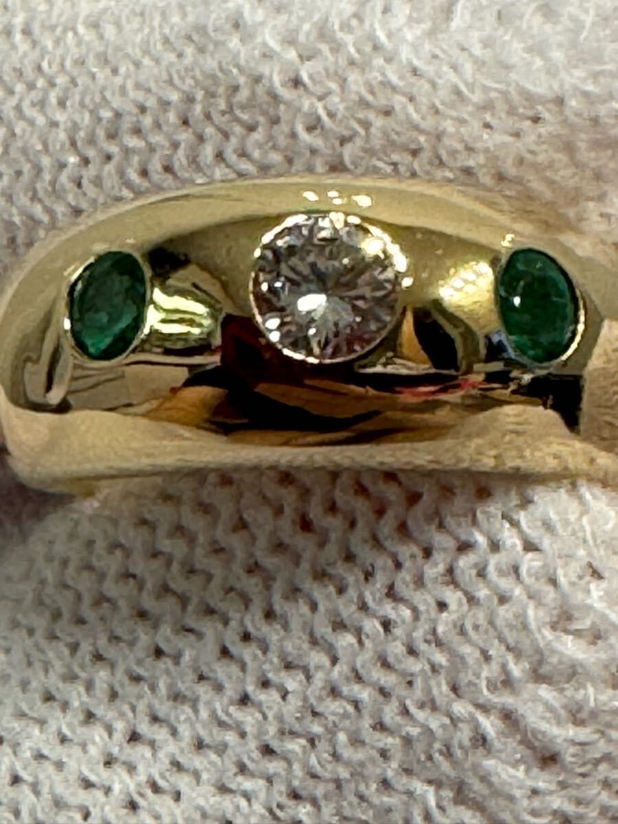 新品仕上済◆９号◆♯４９◆カルティエCartier◆指輪◆ダフネリング◆ダイヤ＆エメラルド【ラブリング・ダイヤモンド・ルビー・サファイア
