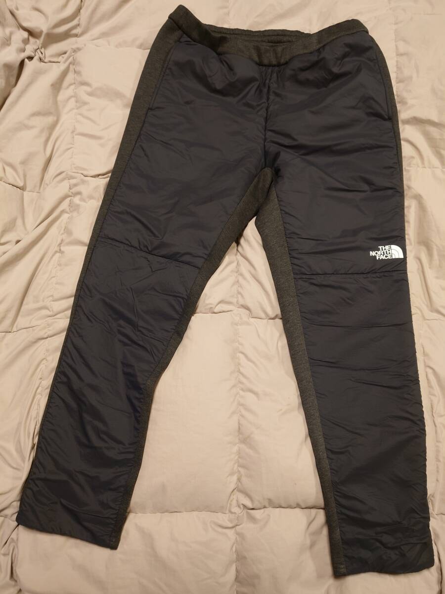 ＜未使用＞ザ・ノース・フェイス THE NORTH FACE メンズXL ハイブリッドテックエアーインサレーテッドパンツ NB82281 色：グレー系