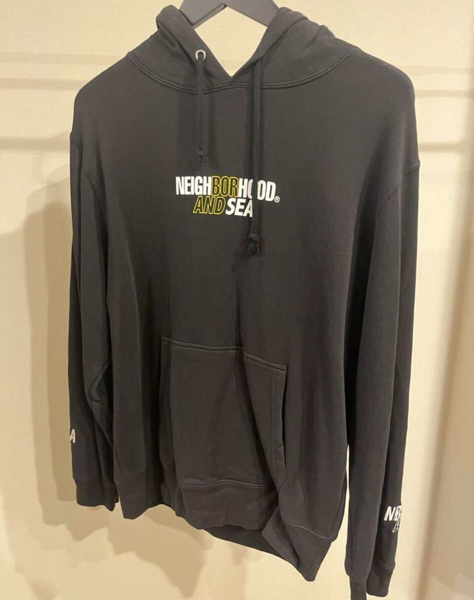 WIND AND SEA × NEIGHBORHOOD パーカー黒S ウィンダンシー　ネイバーフッド