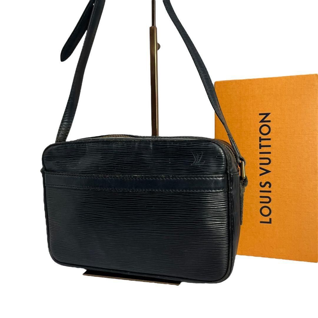 【鑑定済】ルイヴィトン　LOUIS VUITTON　エピ　トロカデロ　ショルダーバッグ　ノワール　ブラック　黒　クロスボディ