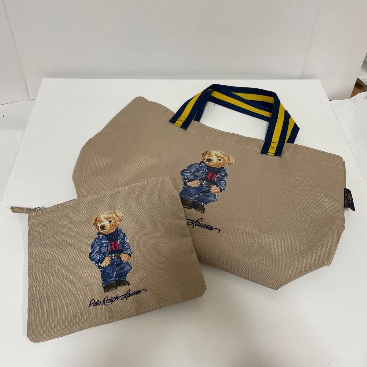 POLO RALPH LAUREN ポロ ラルフローレン ショッピング トートバッグ ベア 未使用