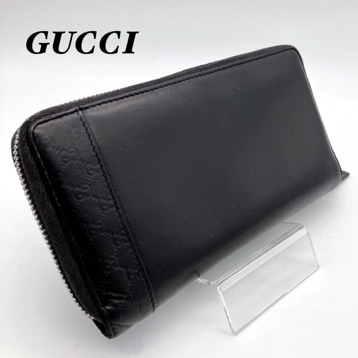 ◇美品◇グッチ　ジャイアントGGエンボス　長財布　ブラック　625563 625563-1w3an-1000_02.jpg