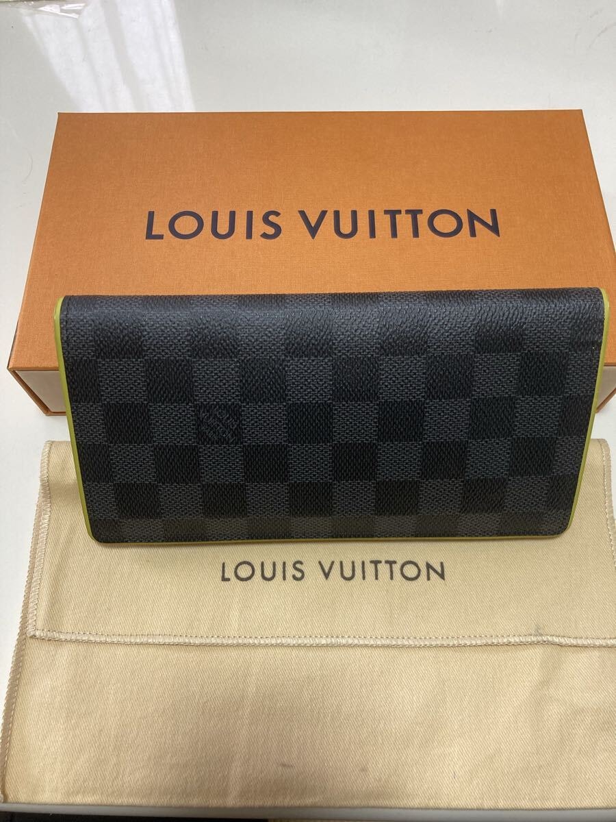 ルイヴィトン ポルトフォイユ ブラザ ダミエグラフィット 長財布