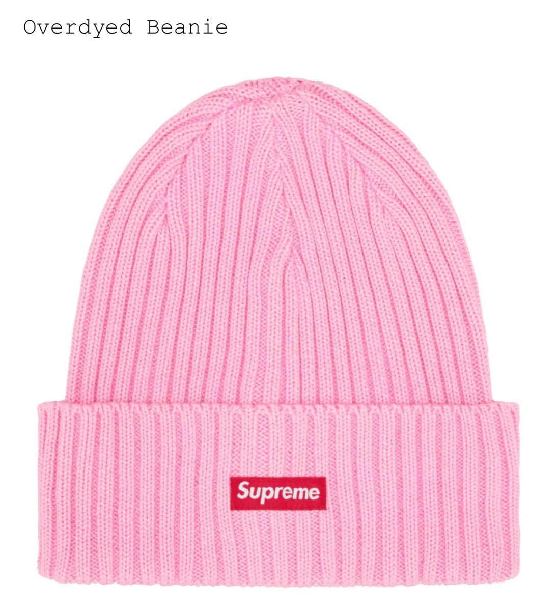 supreme ピンク ビーニー ハート 新品・未使用(ワケあり)】25ss Supreme Overdyed Beanie Pink
