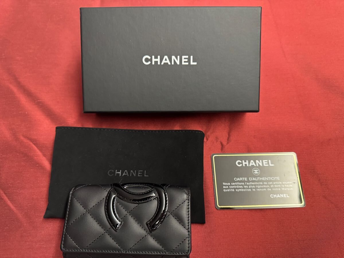 【希少】未使用 CHANEL シャネル　カンボンライン　キーケース