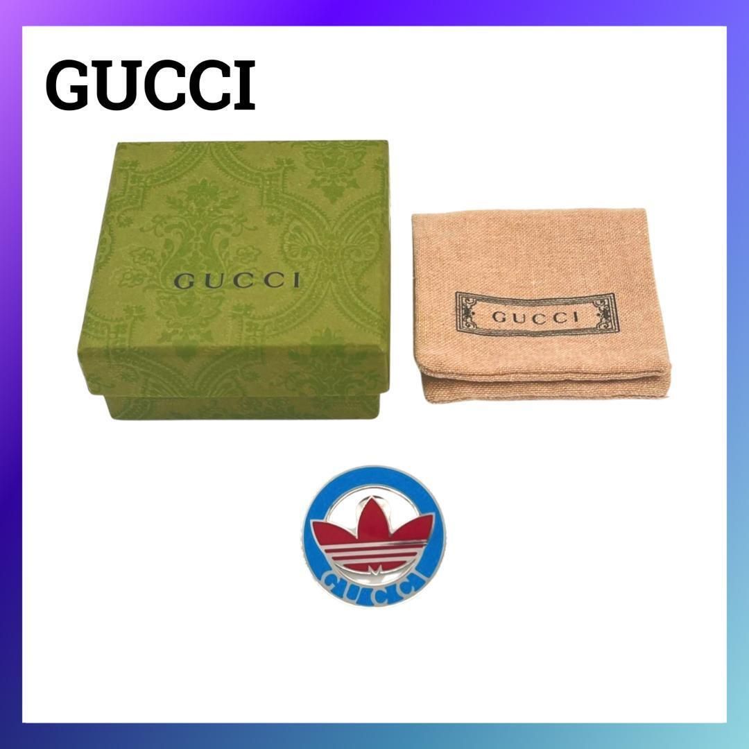 GUCCI グッチ adidas アディダス ブローチ ピンブローチ 金具破損