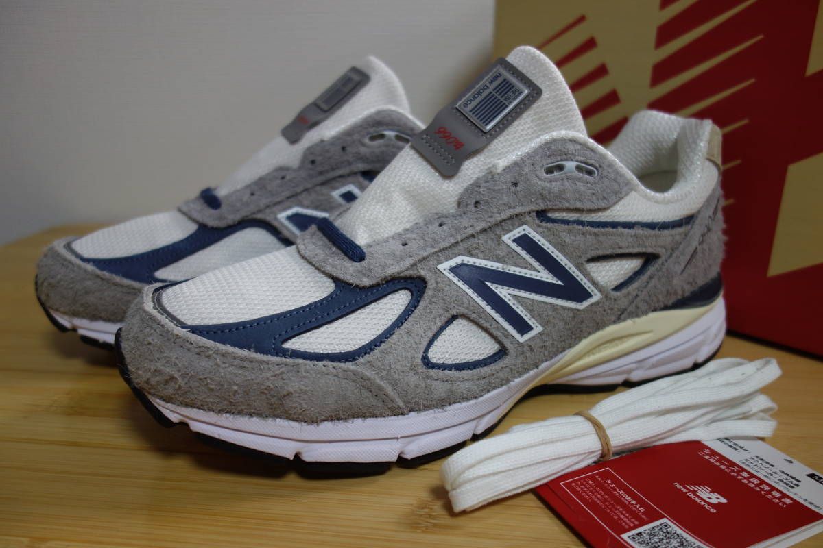 新古品】定価3.7万円 未使用 New Balance U990 TA4 27.5cm USA 白 576 