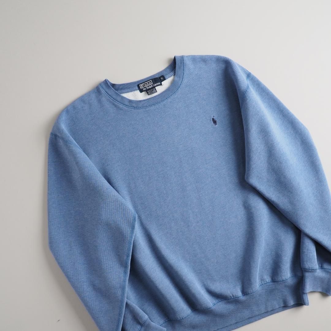 ラルフローレン　Ralph Lauren　正規品　スウェット　トレーナー　ブルー　メンズ　美品