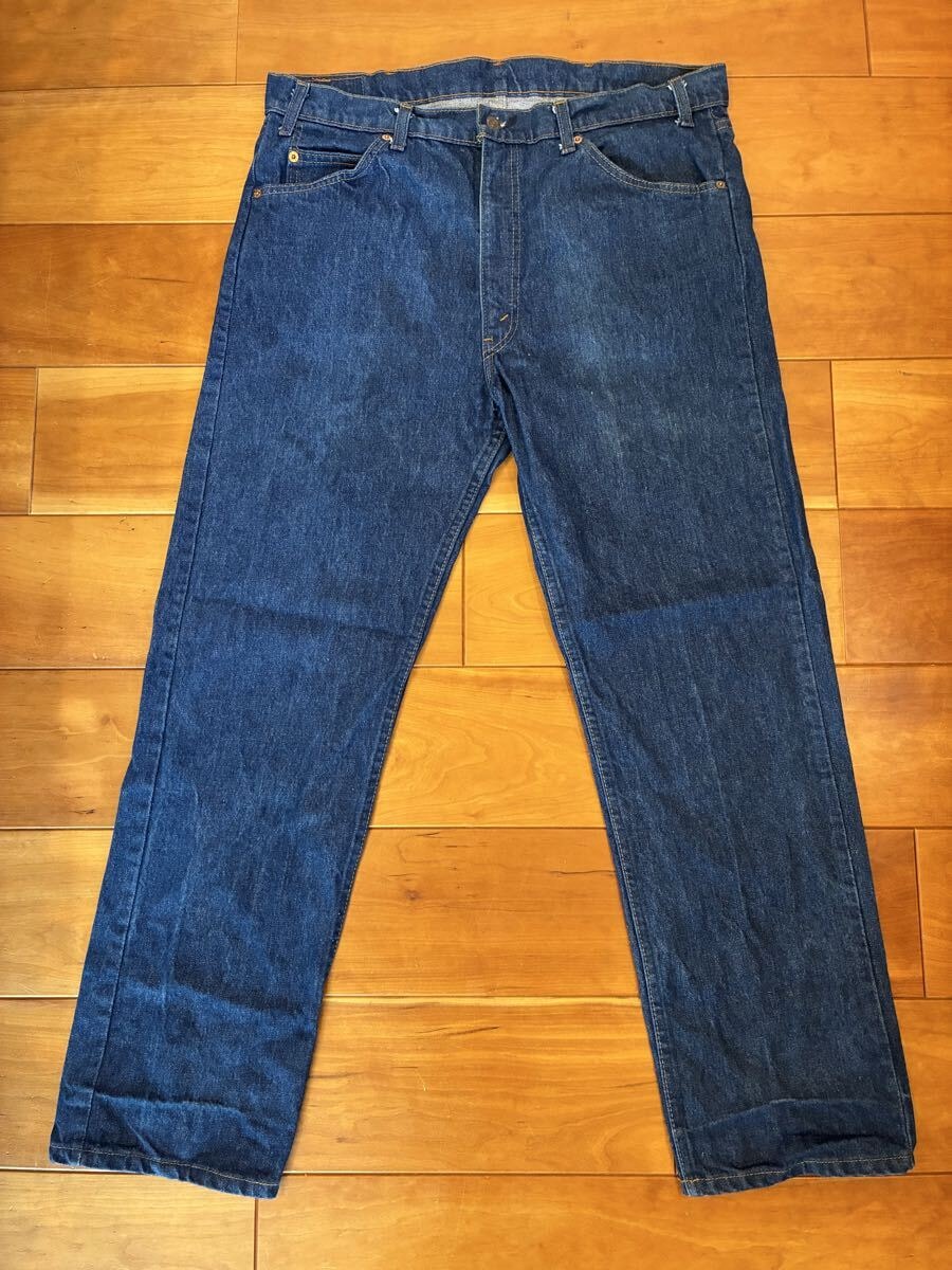 やや傷や汚れあり】80's Levi's 505 USA製 TALON ZIP W38 L30