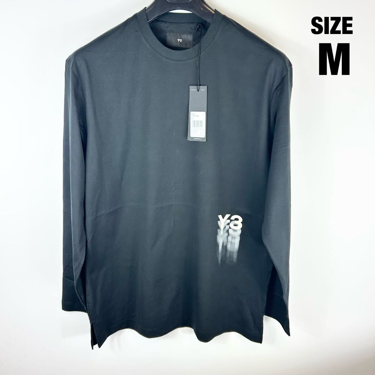 新品100%本物 Y-3 ロンT ワイスリー