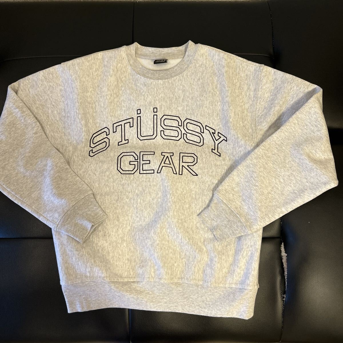 美品 STUSSY GEAR CREW トレーナー M グレー 1915035