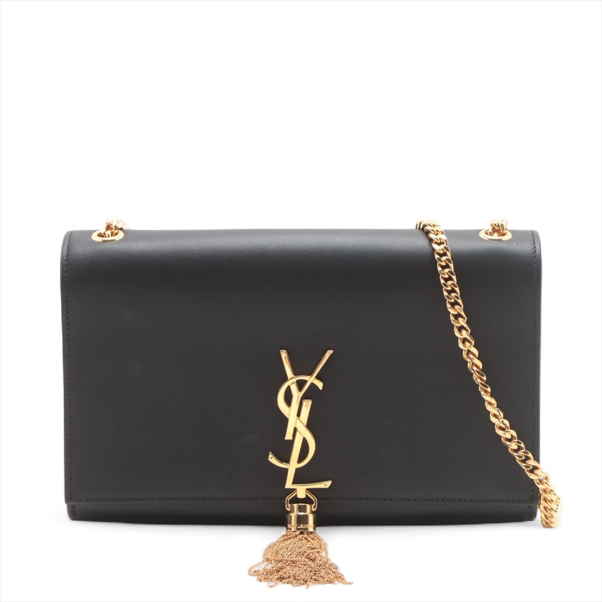 SAINT LAURENT　サンローラン　YSL　イブサンローラン　クラシックケイト　チェーンショルダーバッグ　タッセル　354119 カサンドラ