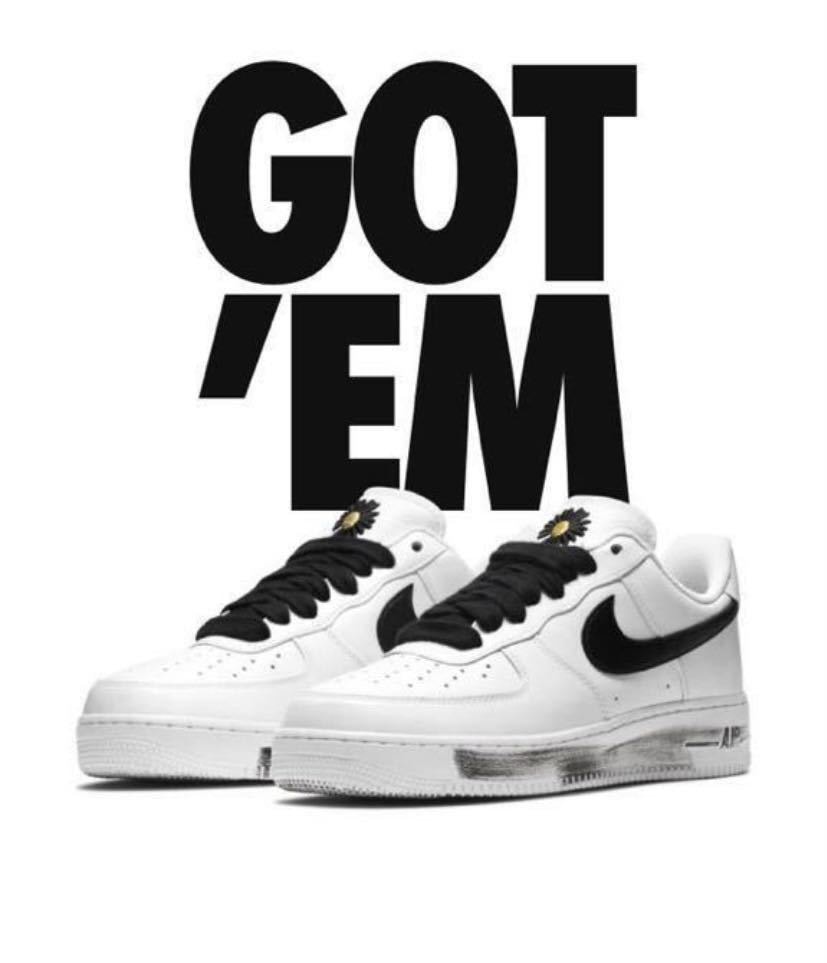 限定　サイズ 26cm Nike Air Force 1 Paranoise Para-noise White G-Dragon Peaceminusone BigBang ナイキ エアフォース SNKRS