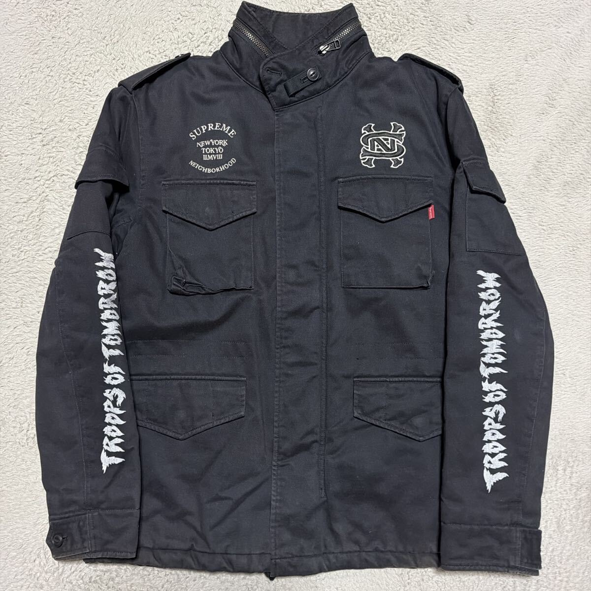 やや傷や汚れあり】07aw Supreme × NEIGHBORHOOD M-65 ミリタリー