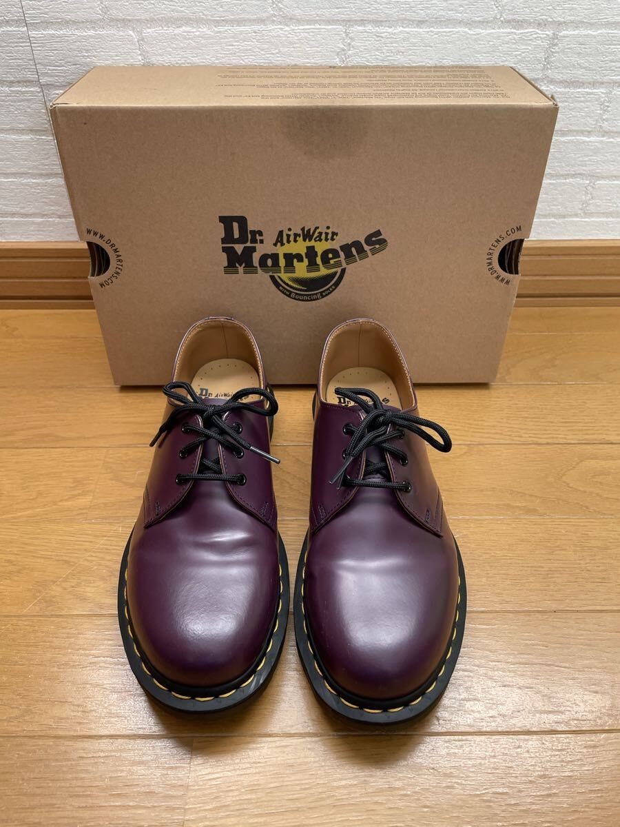 美品 Dr.Martens ドクターマーチン 1461 パープルレザー シューズサイズ26cm