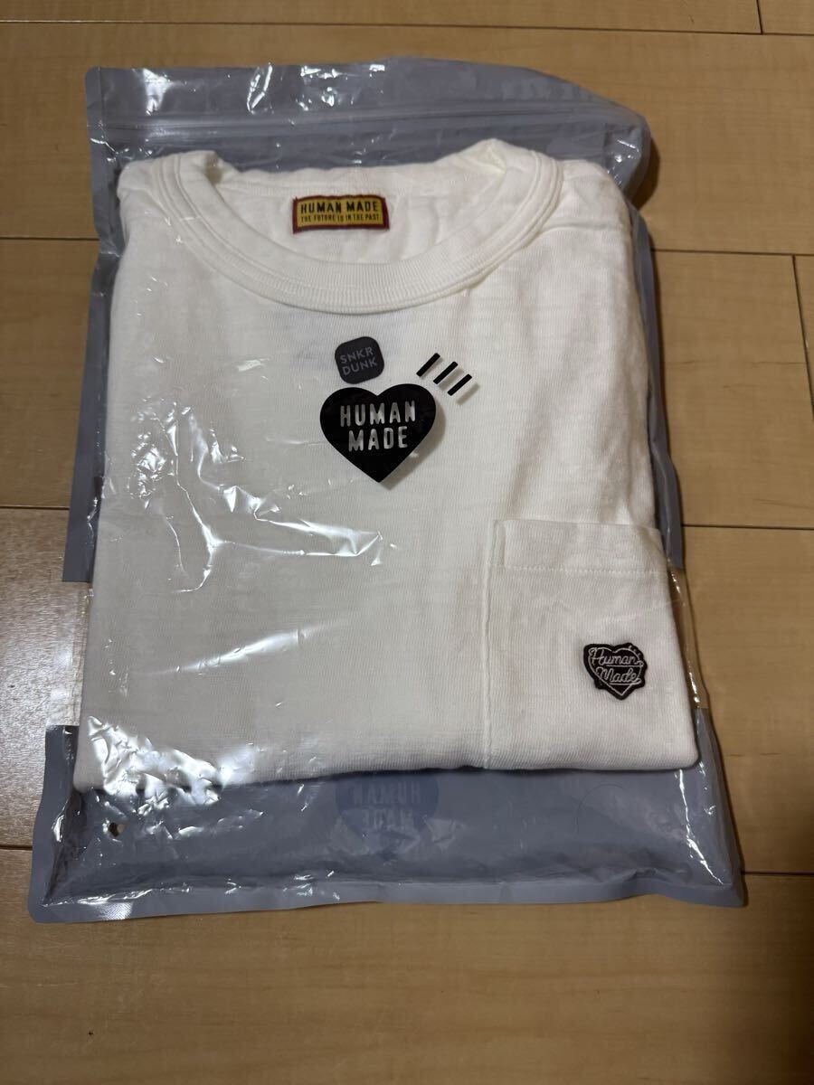 ヒューマンメイド Tシャツ ホワイト2XL ポケットTシャツ