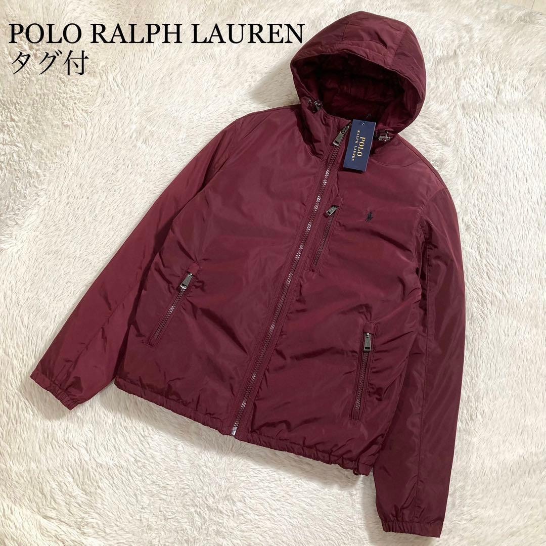 未使用タグ付 POLO RALPH LAUREN ポロラルフローレン ダウンジャケット マウンテンパーカー ポニーロゴ フーディー