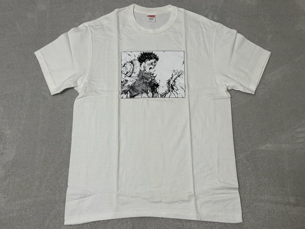 目立った傷や汚れなし】Supreme × AKIRA 鉄雄 Tシャツ 白 L 